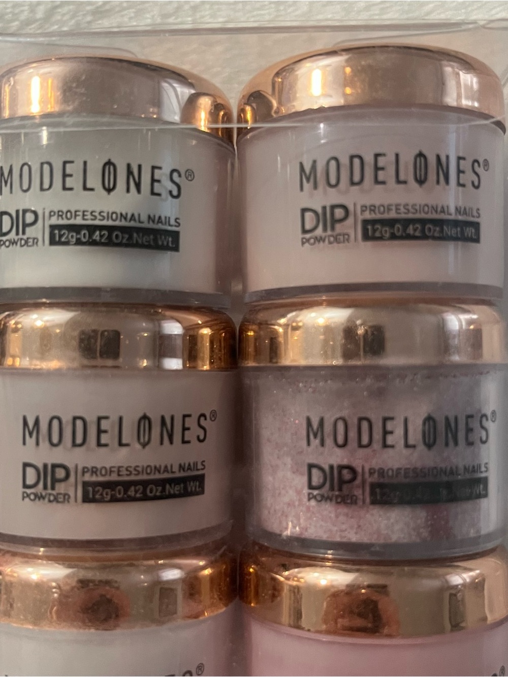 Modelones Dip Powder Nail Kit - 4 Colors + Liquids & Tools - Picture 3 of 6